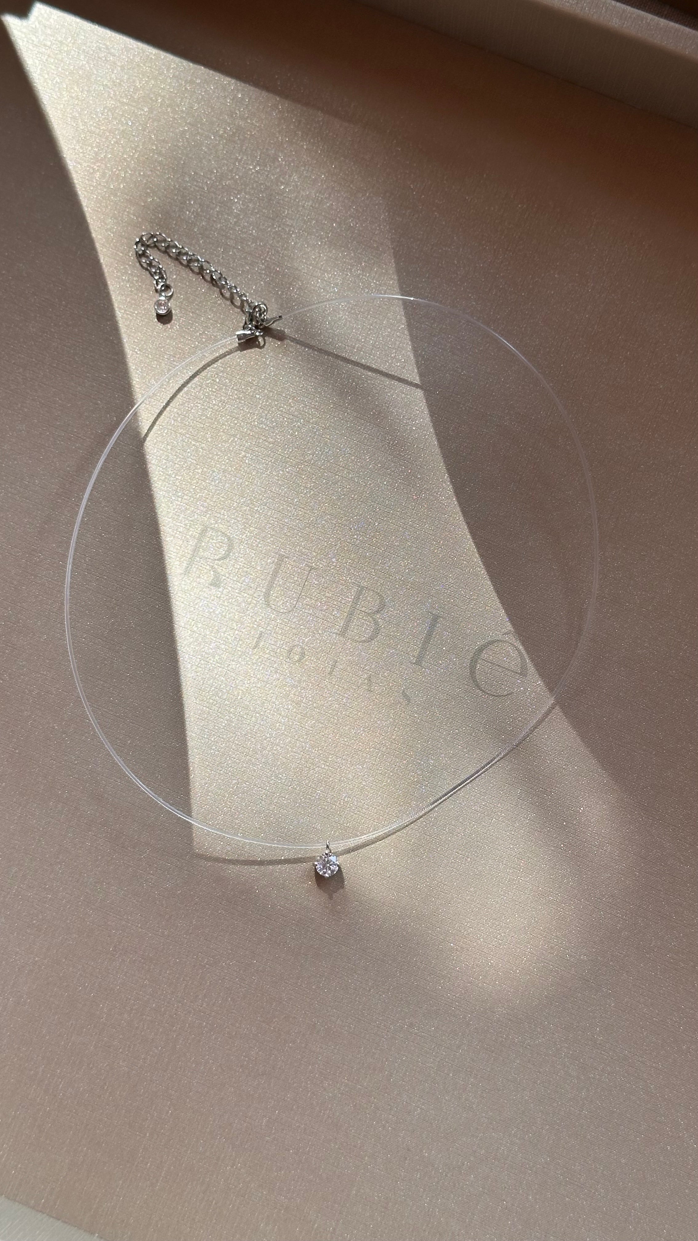 Colar Moissanite Nylon