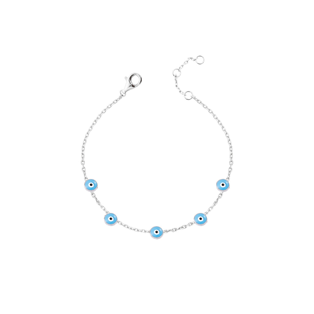 Pulseira Olho Grego Prata (25