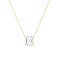 Colar Clair Zircônia Cristal 8mm Prata 925