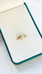 Anel Mônaco Moissanite Prata 925
