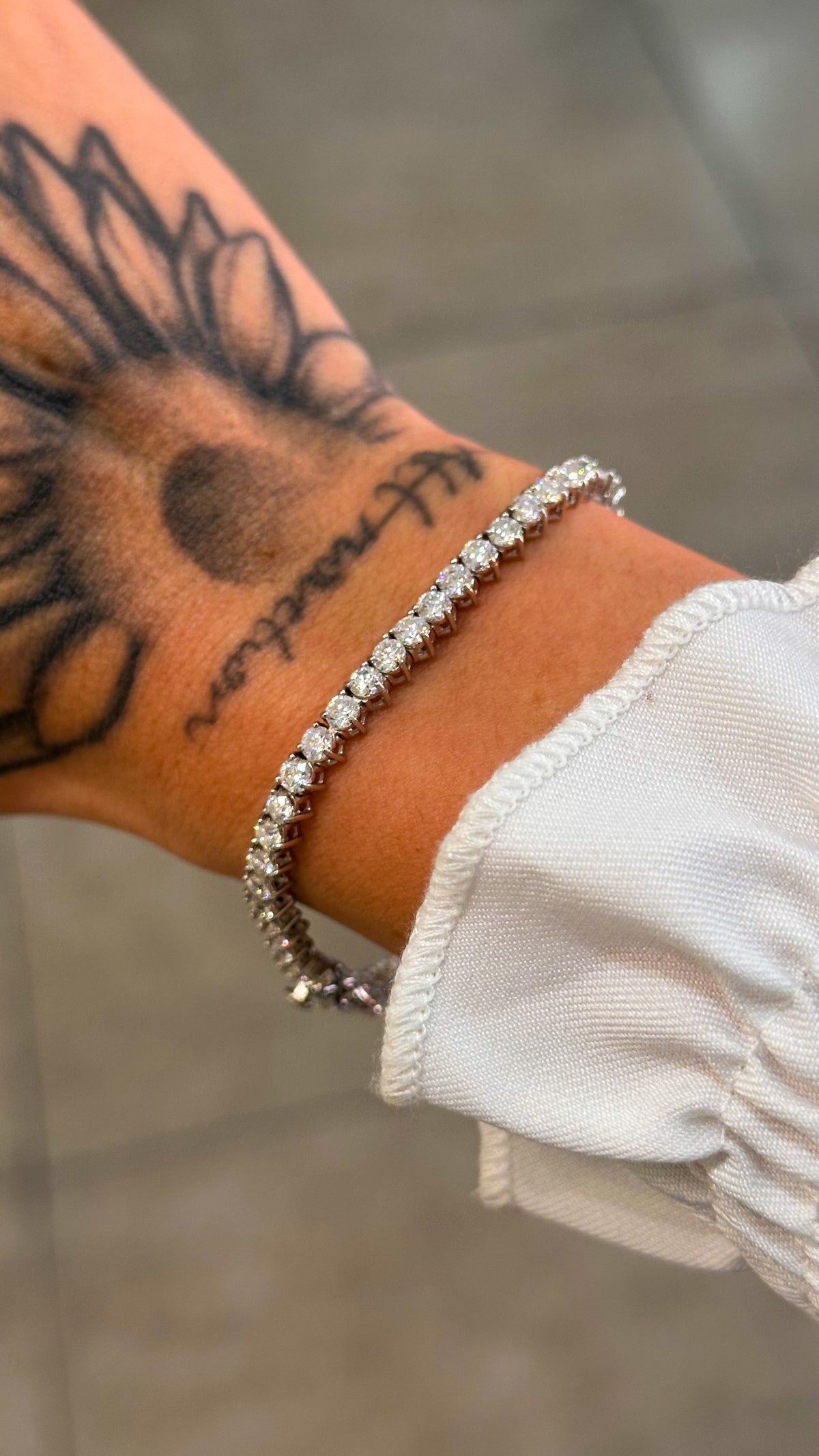 Pulseira Riviera Moissanite Prata 925