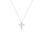 Colar Cruz Moissanite Prata 925
