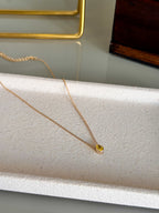 Colar Gota Yellow Prata 925