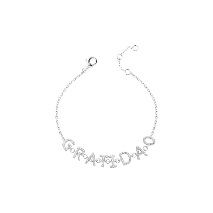 Pulseira Lumine Gratidão Prata 925