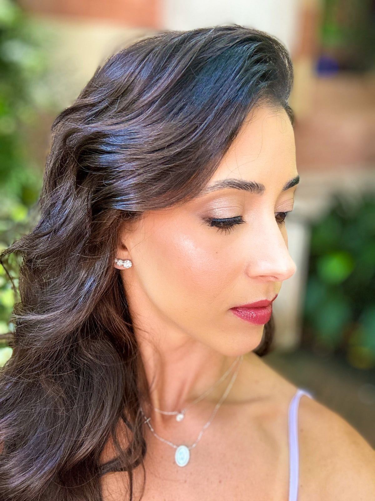 Brinco Earcuff Marina Moissanite Prata 925