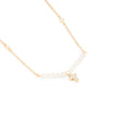 Colar Cruz com Pérolas Moissanite Prata 925