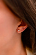 Brinco Clair Zircônia Cristal 4mm Prata 925