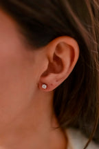 Brinco Clair Zircônia Cristal 4mm Prata 925