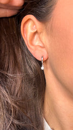 Brinco Argola Thay Moissanite Prata 925