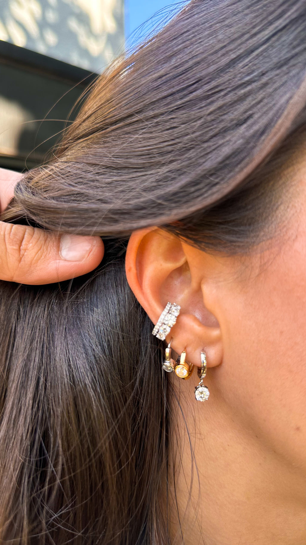 Piercing Liz Moissanite Prata 925