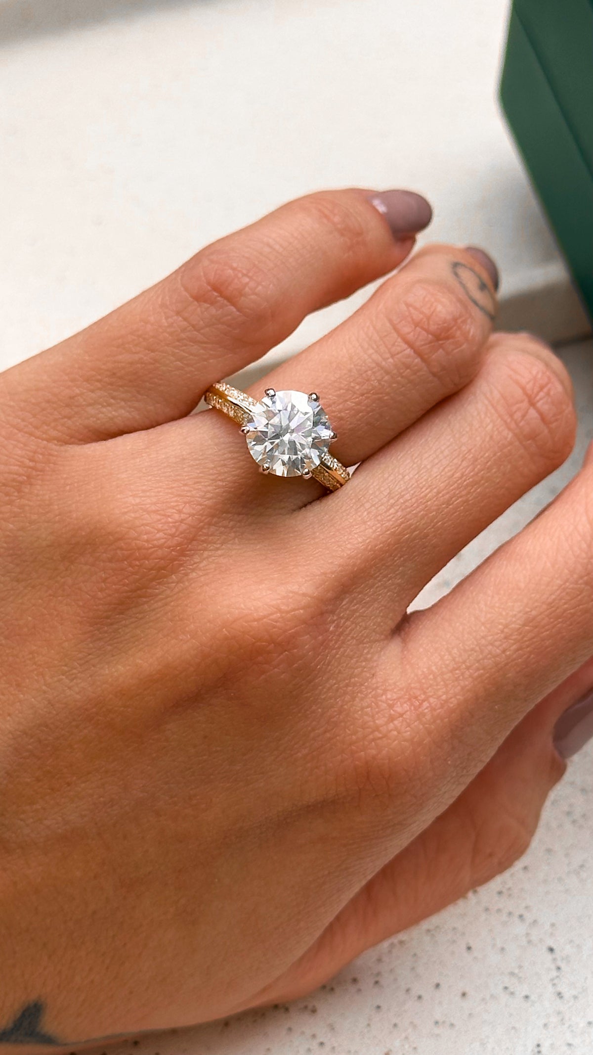 Anel Milano Moissanite Prata 925