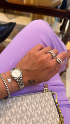 Anel Navete Moissanite Prata 925
