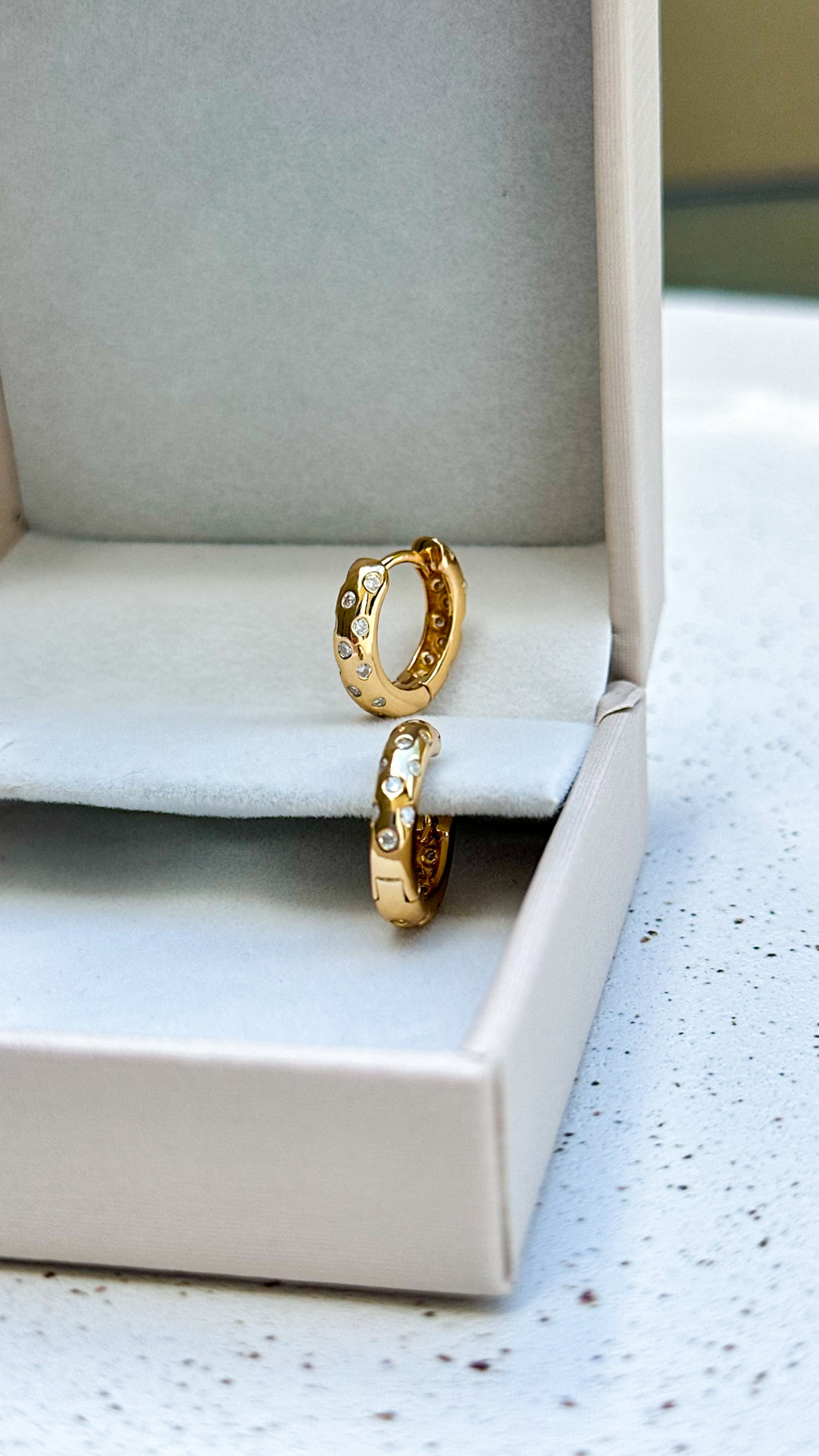 Brinco Argola Mônaco Moissanite Prata 925