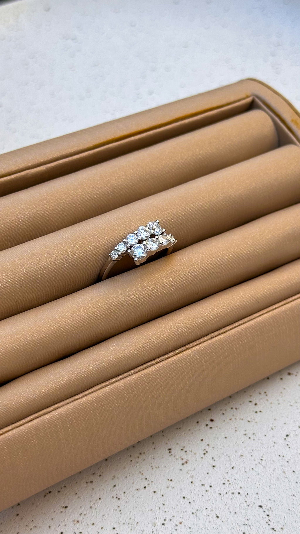 Anel Mia Moissanite Prata 925