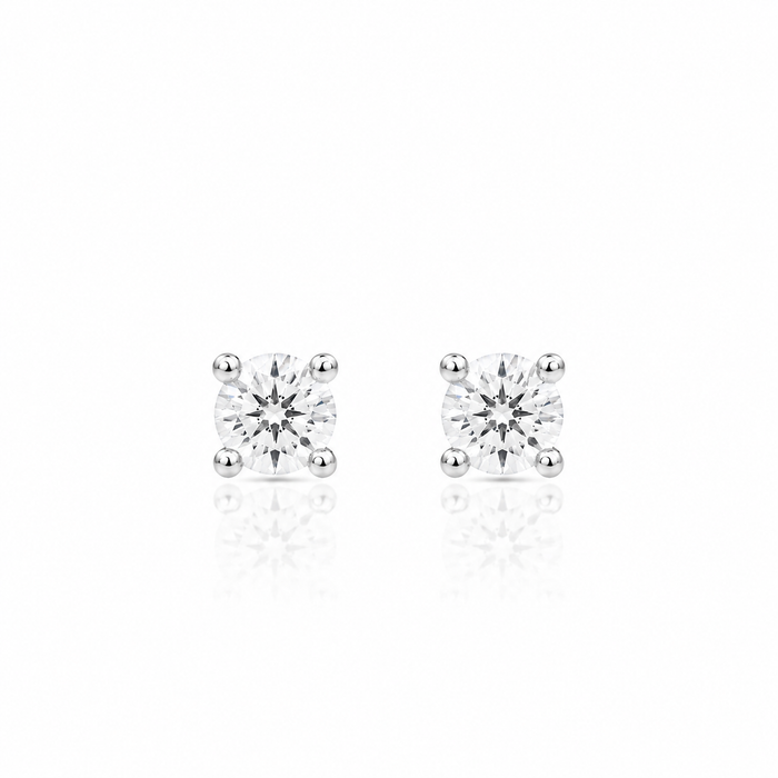 Brinco Clair Zircônia Cristal 3mm Prata 925