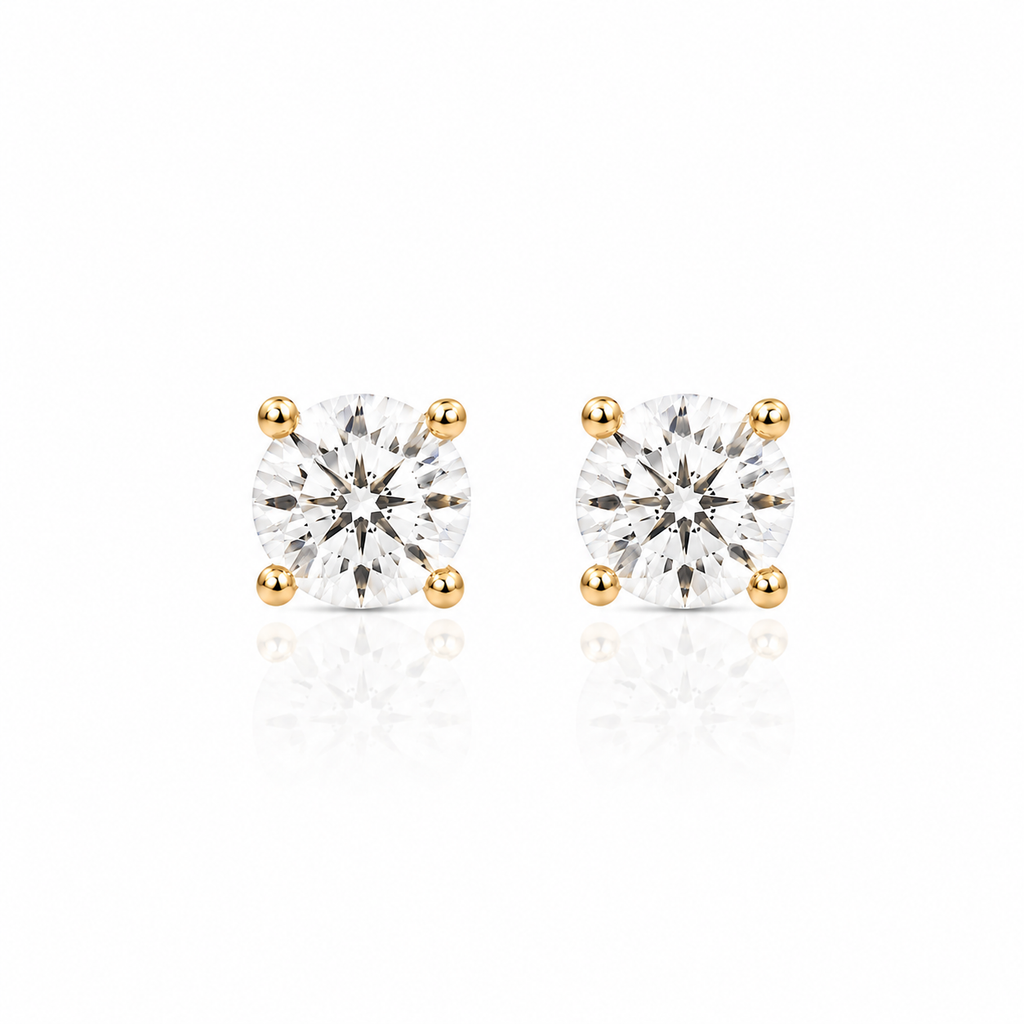 Brinco Clair Zircônia Cristal 4mm Prata 925