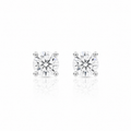 Brinco Clair Zircônia Cristal 4mm Prata 925