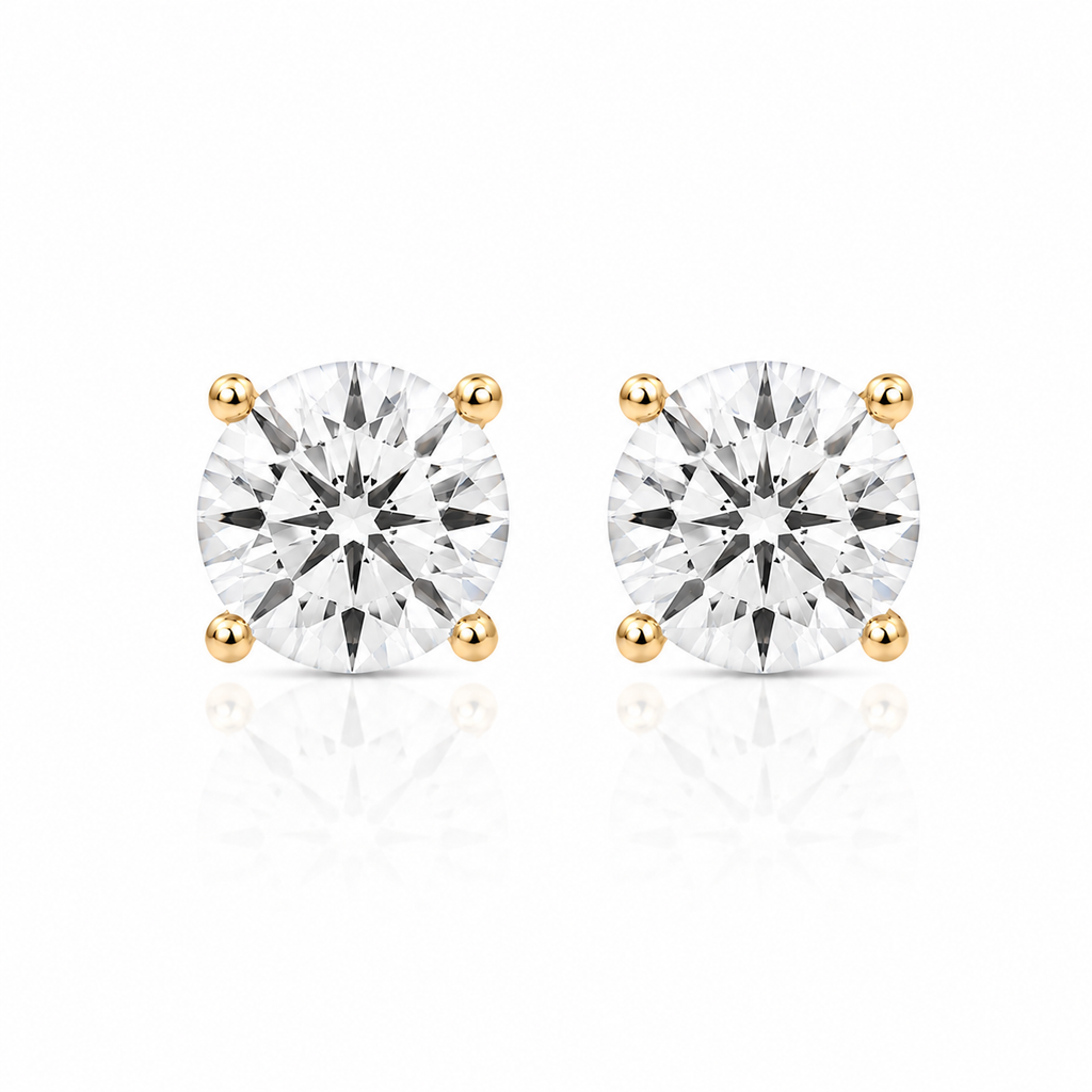 Brinco Clair Zircônia Cristal 6mm Prata 925