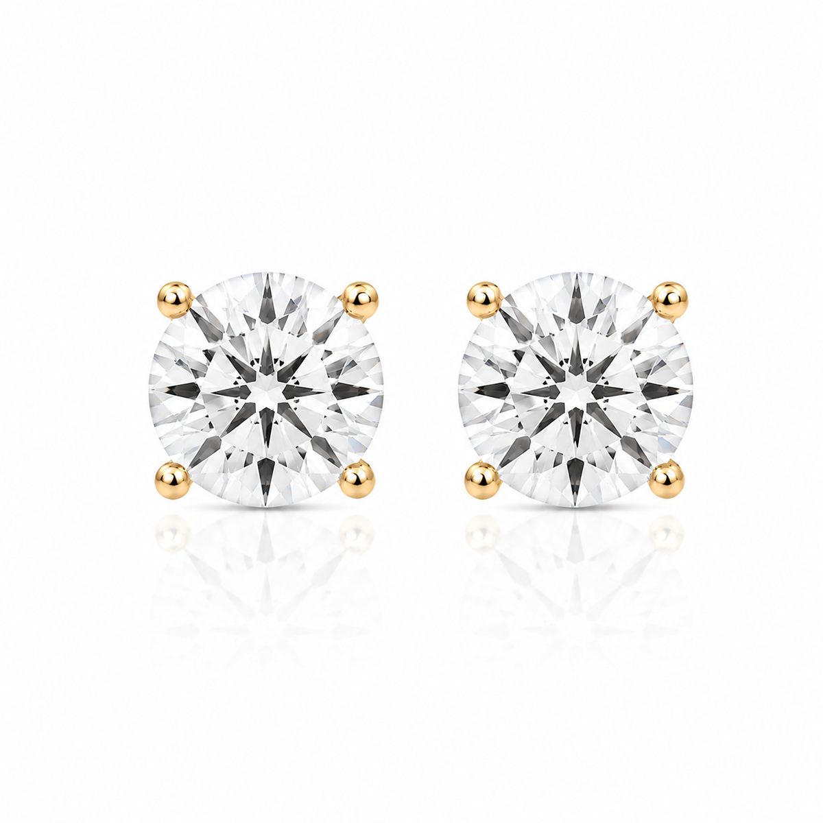 Brinco Clair Zircônia Cristal 6mm Prata 925