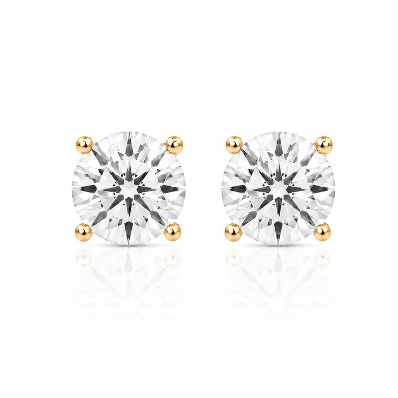 Brinco Clair Zircônia Cristal 6mm Prata 925