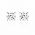 Brinco Clair Zircônia Cristal 6mm Prata 925