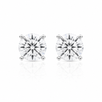 Brinco Clair Zircônia Cristal 6mm Prata 925