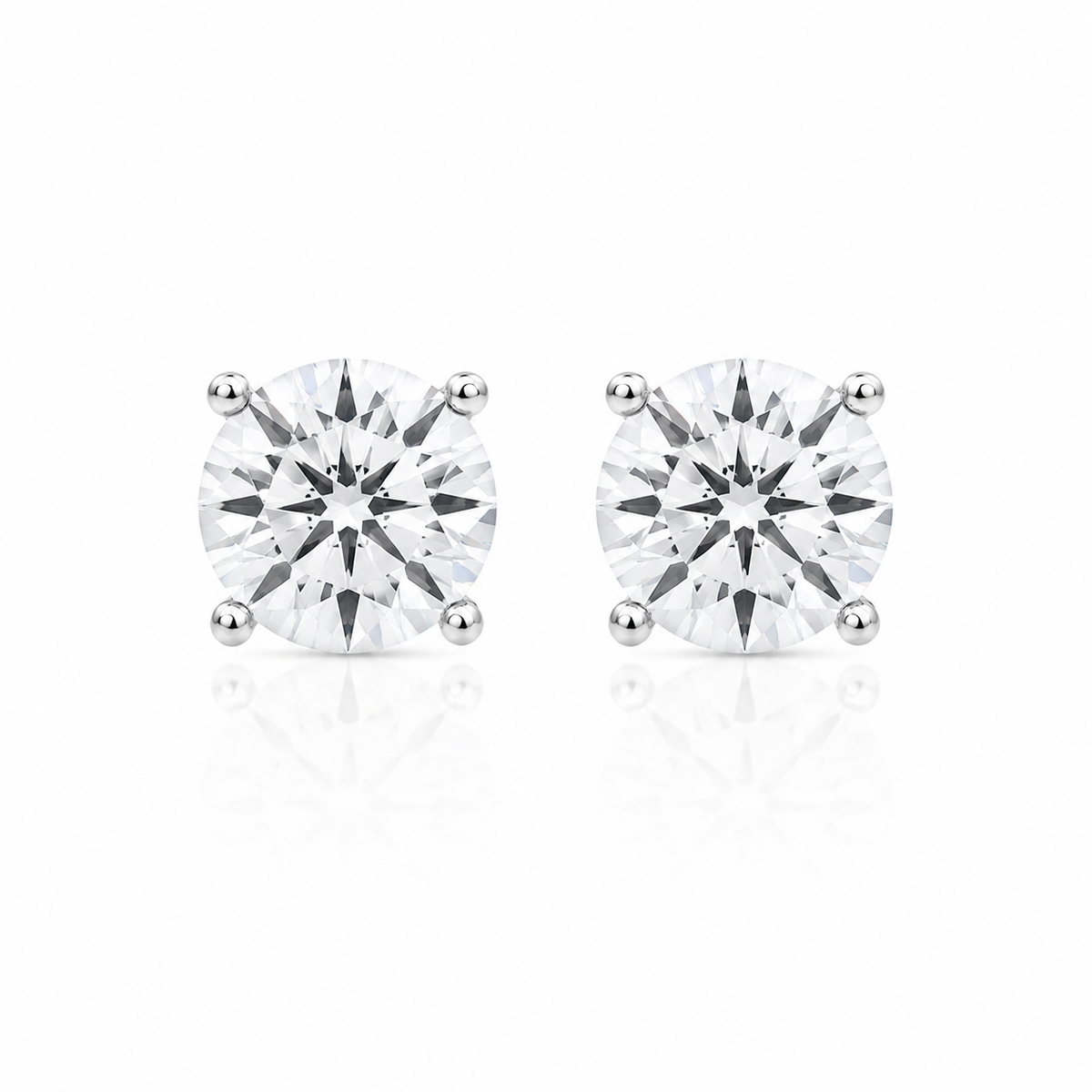 Brinco Clair Zircônia Cristal 6mm Prata 925