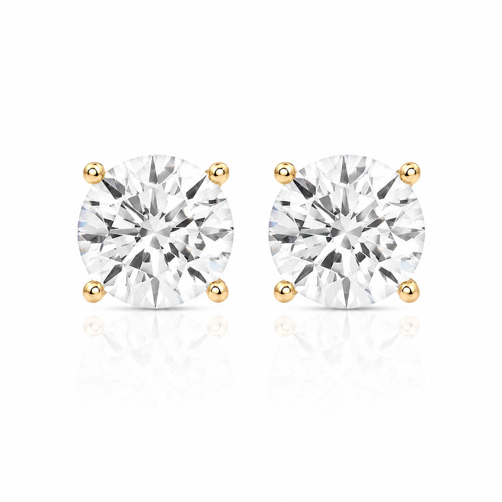 Brinco Clair Zircônia Cristal 8mm Prata 925