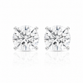 Brinco Clair Zircônia Cristal 8mm Prata 925