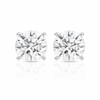 Brinco Clair Zircônia Cristal 8mm Prata 925