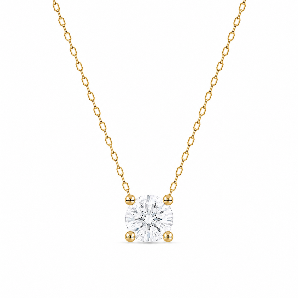 Colar Clair Zircônia Cristal 4mm Prata 925