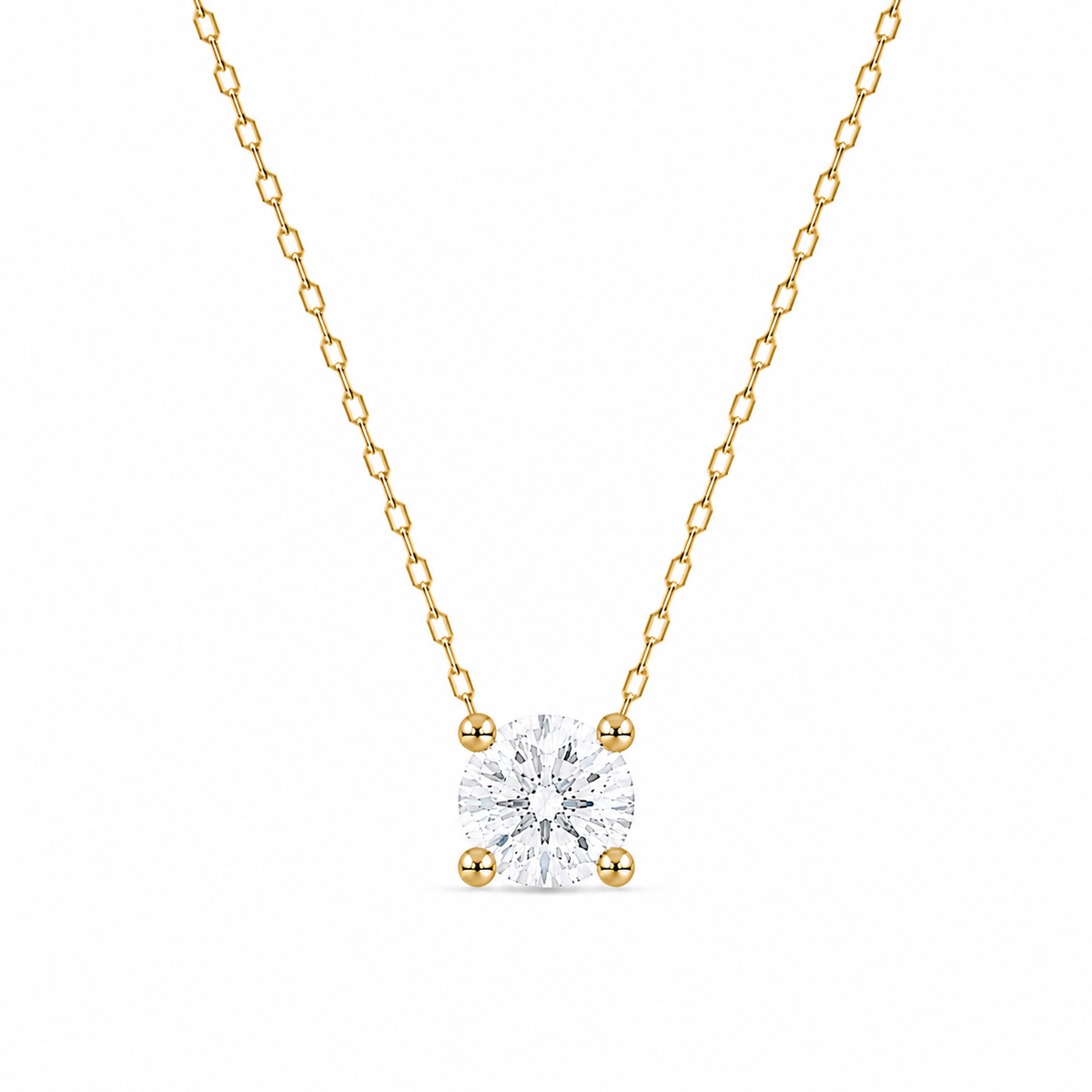Colar Clair Zircônia Cristal 4mm Prata 925