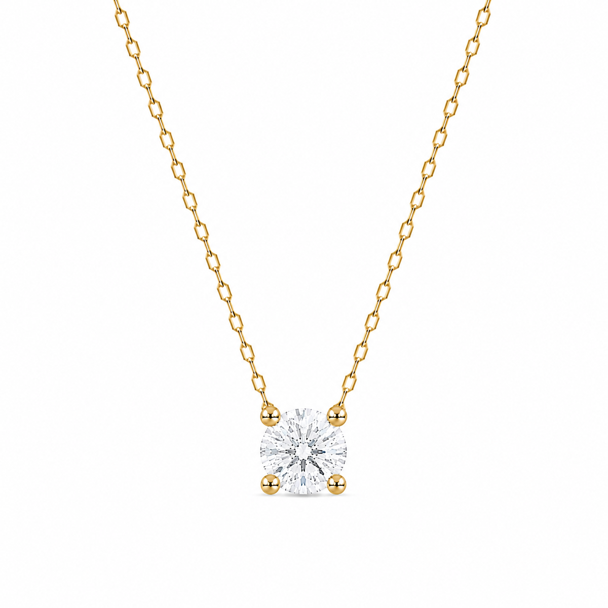 Colar Clair Zircônia Cristal 3mm Prata 925