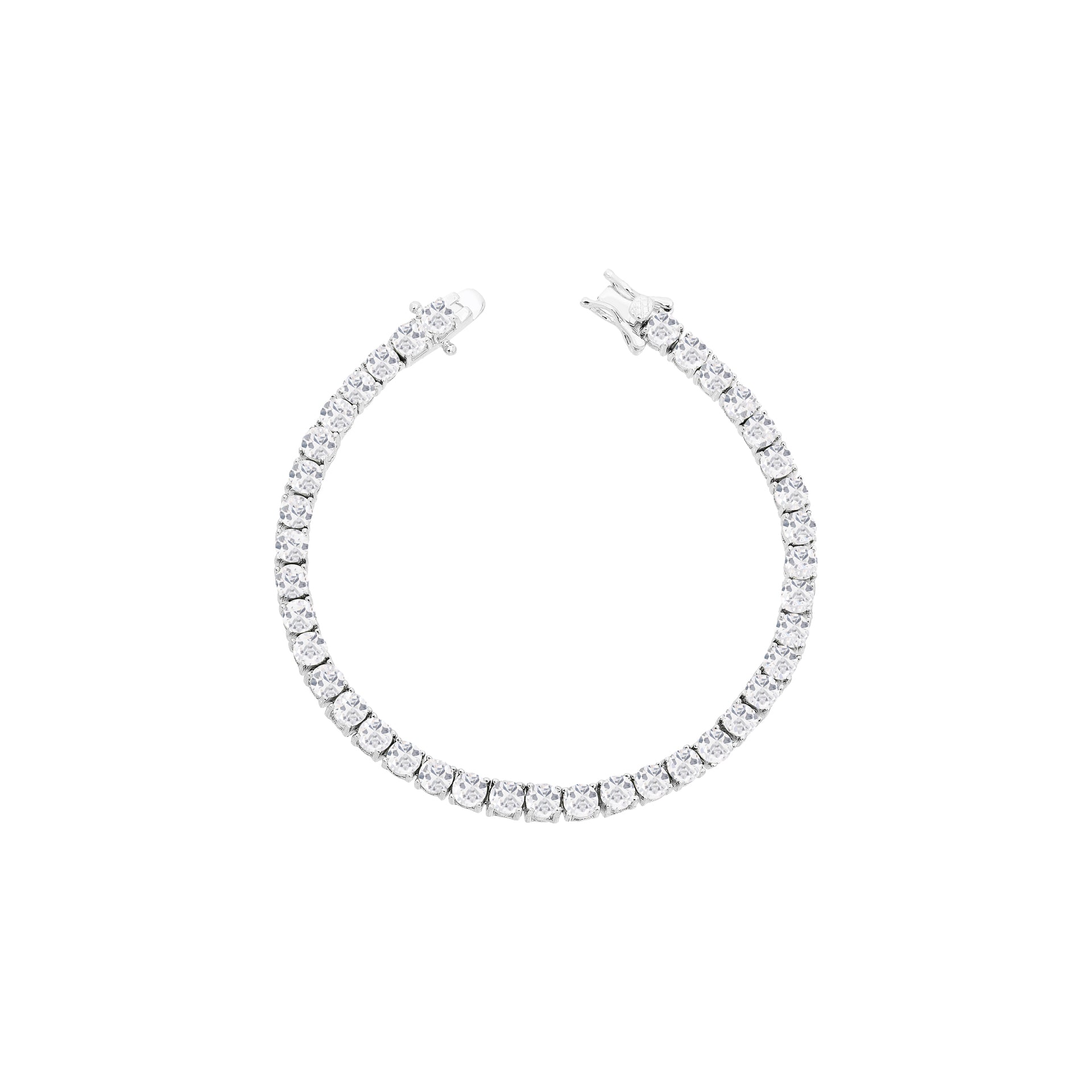 Pulseira Riviera Clássica 4mm Prata 925
