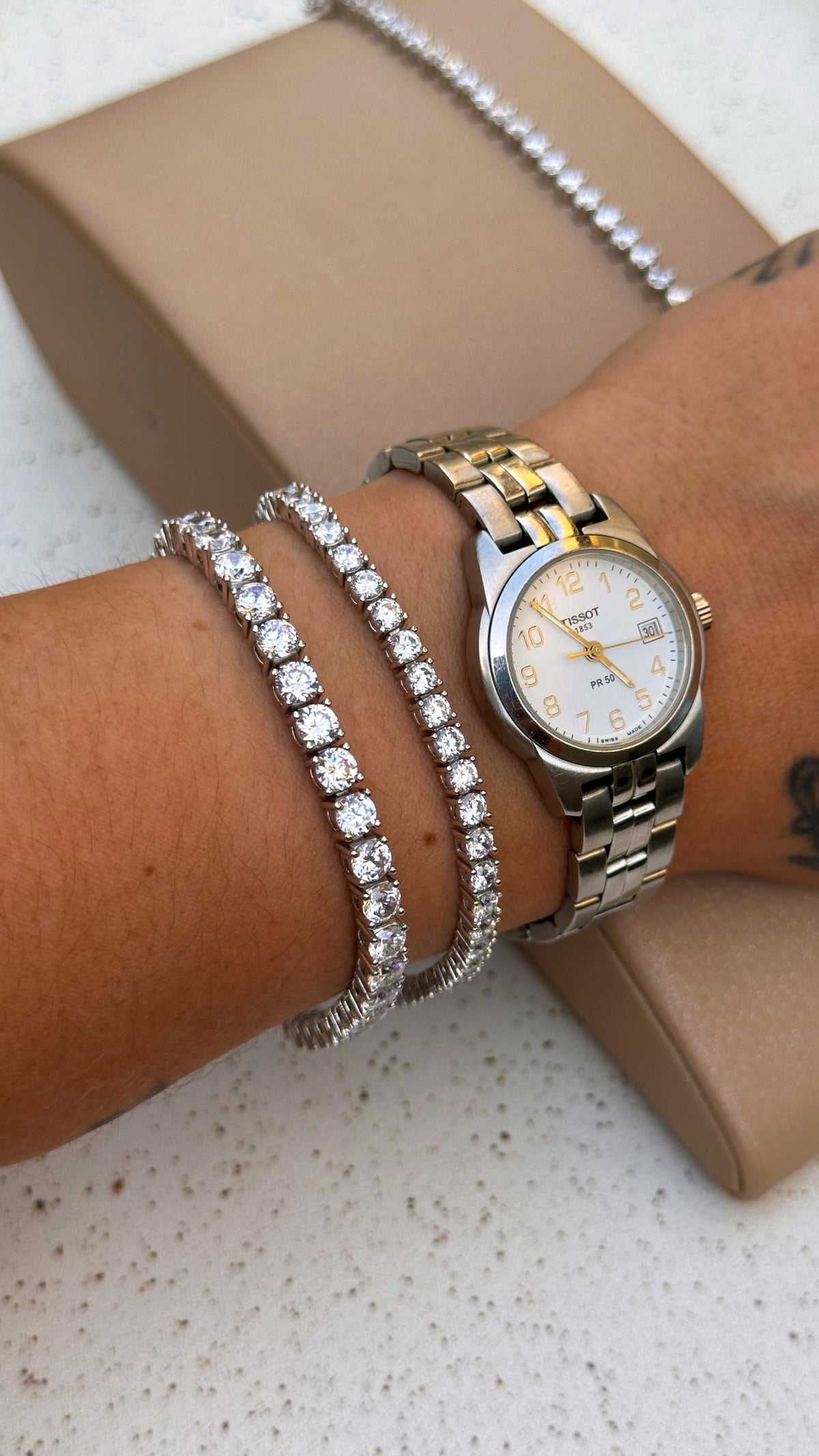 Pulseira Riviera Clássica 4mm Prata 925