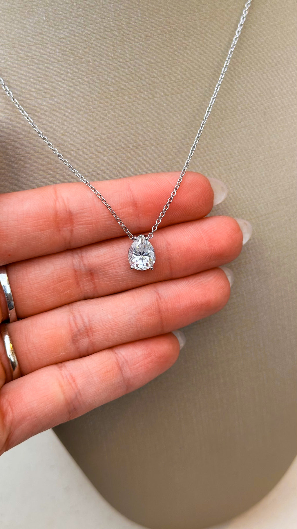 Colar Ivy Moissanite Prata 925