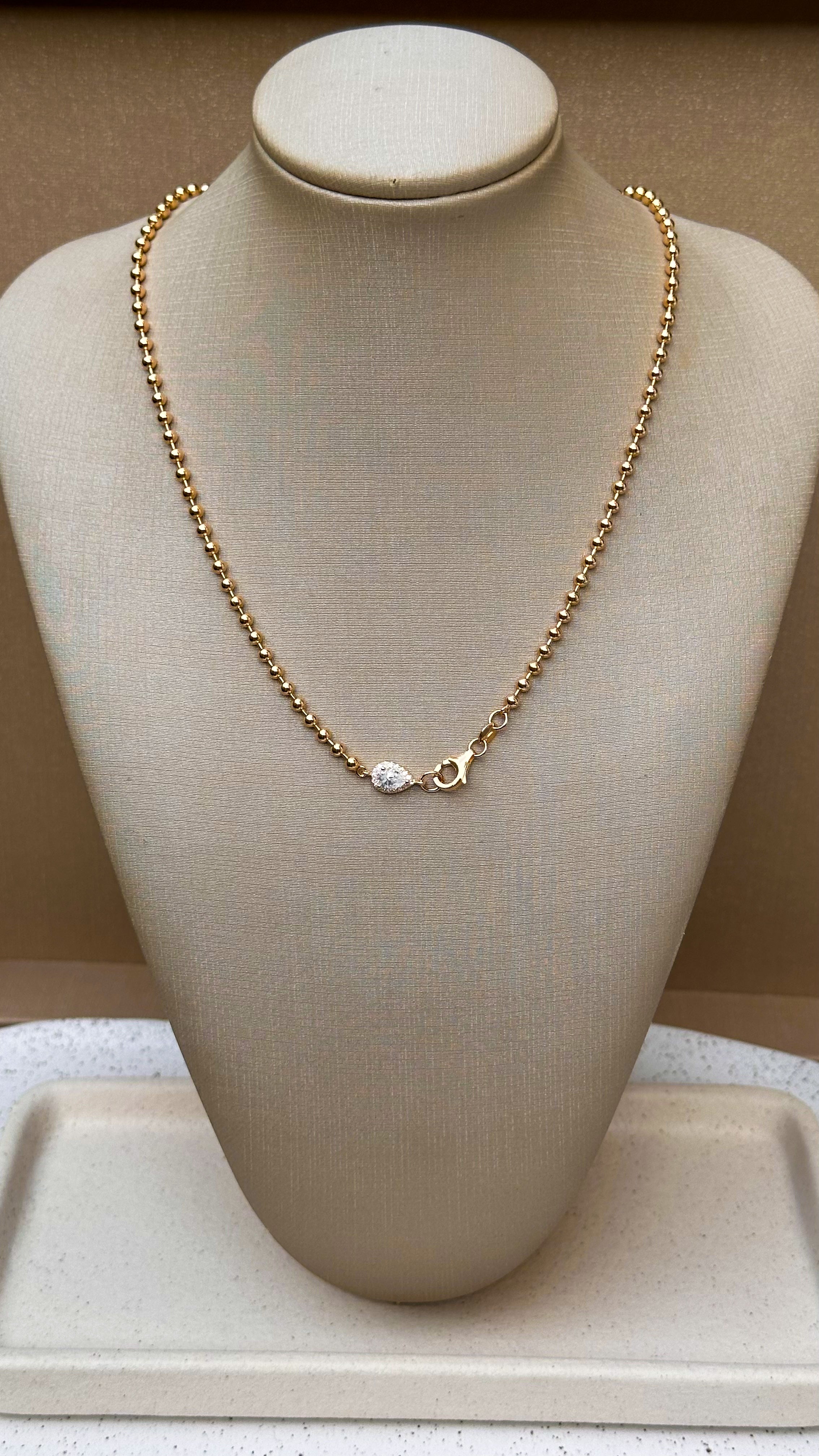 Colar Camile Moissanite Prata 925