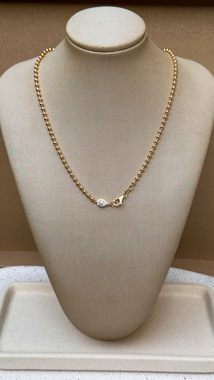 Colar Camile Moissanite Prata 925