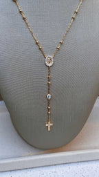 Colar Terço Moissanite Prata 925
