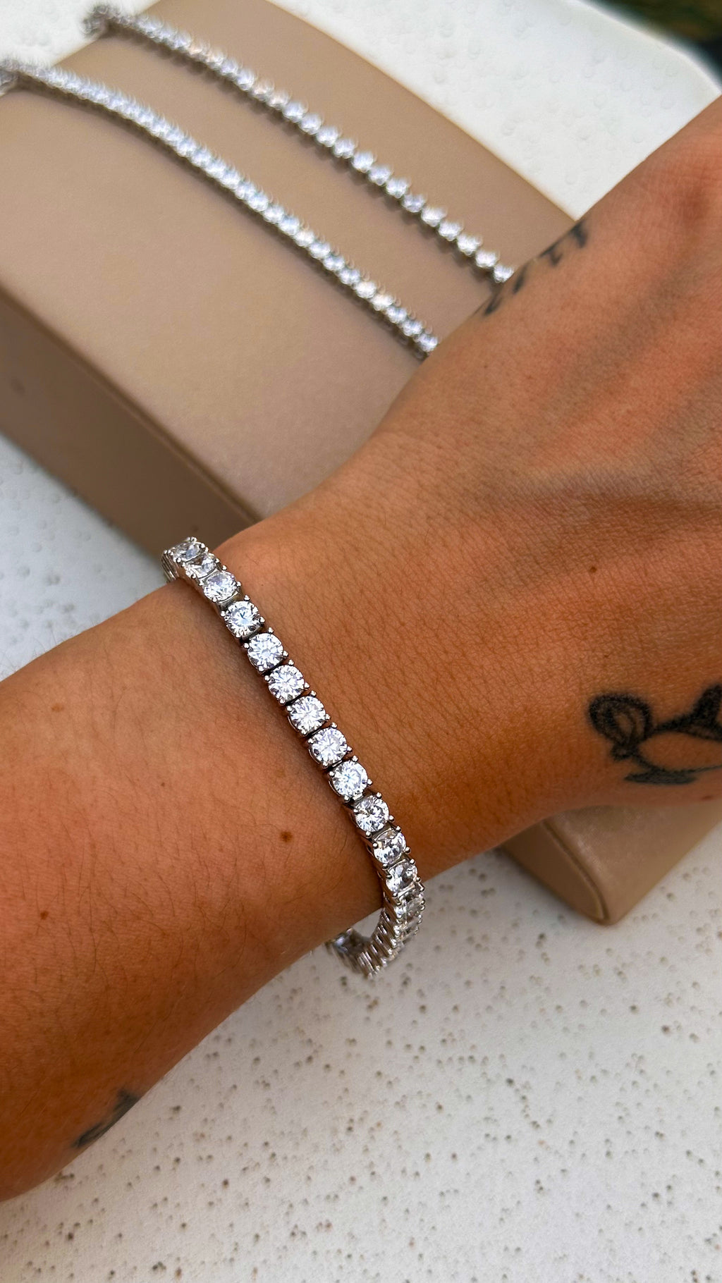 Pulseira Riviera Clássica 4mm Prata 925