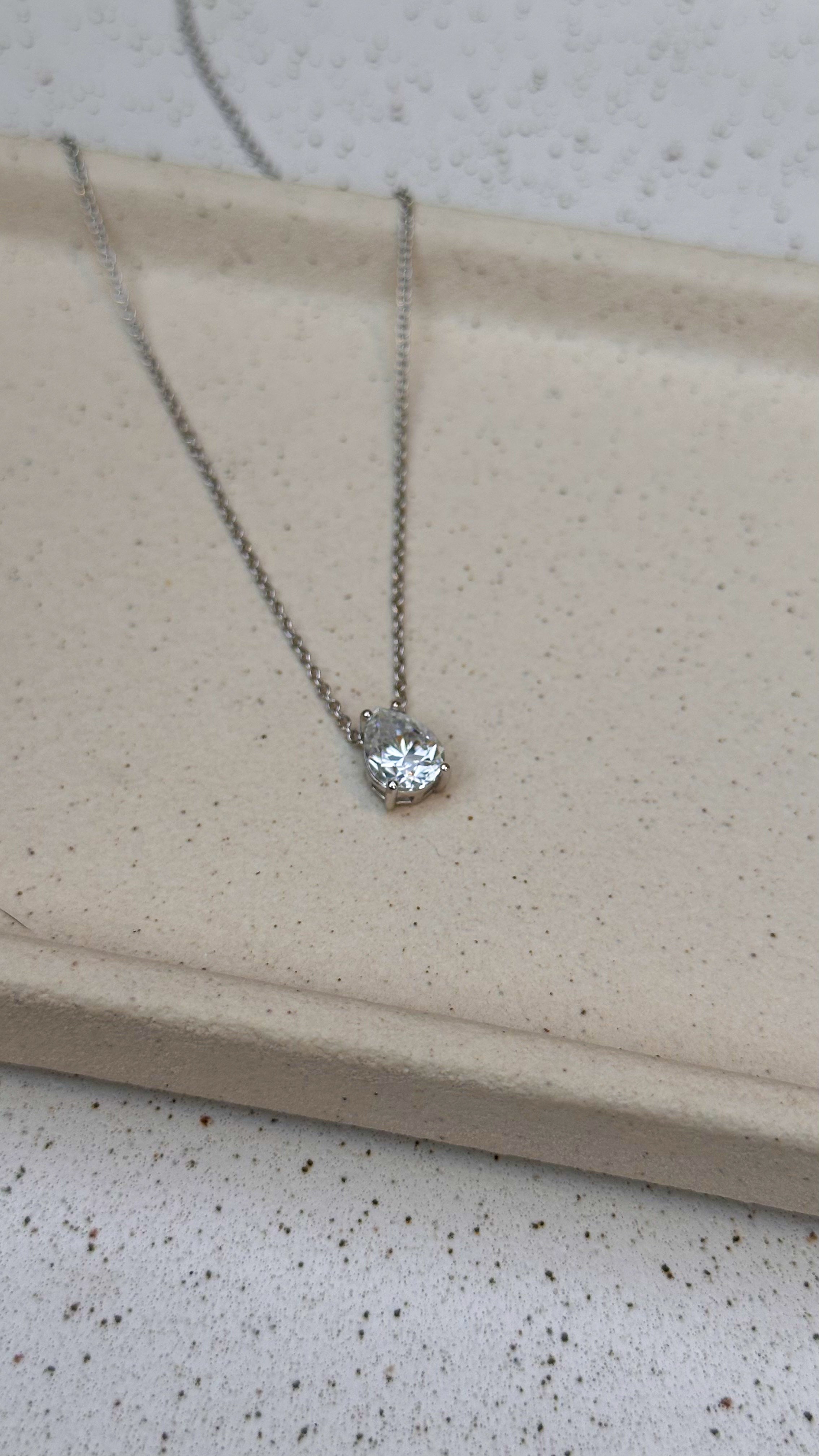 Colar Ivy Moissanite Prata 925