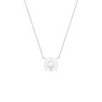 Colar Esme Portuguese Cut 6mm Moissanite Prata 925