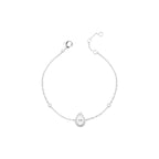Pulseira Gota Moissanite Prata 925 — Rubiê Joias