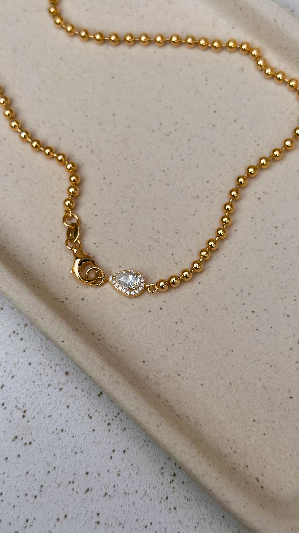 Colar Camile Moissanite Prata 925