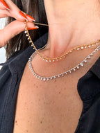 Colar Sophia Gotas Prata 925