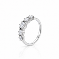 Anel Paola Moissanite Prata 925