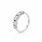 Anel Paola Moissanite Prata 925