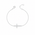 Pulseira Cruz Prata 925