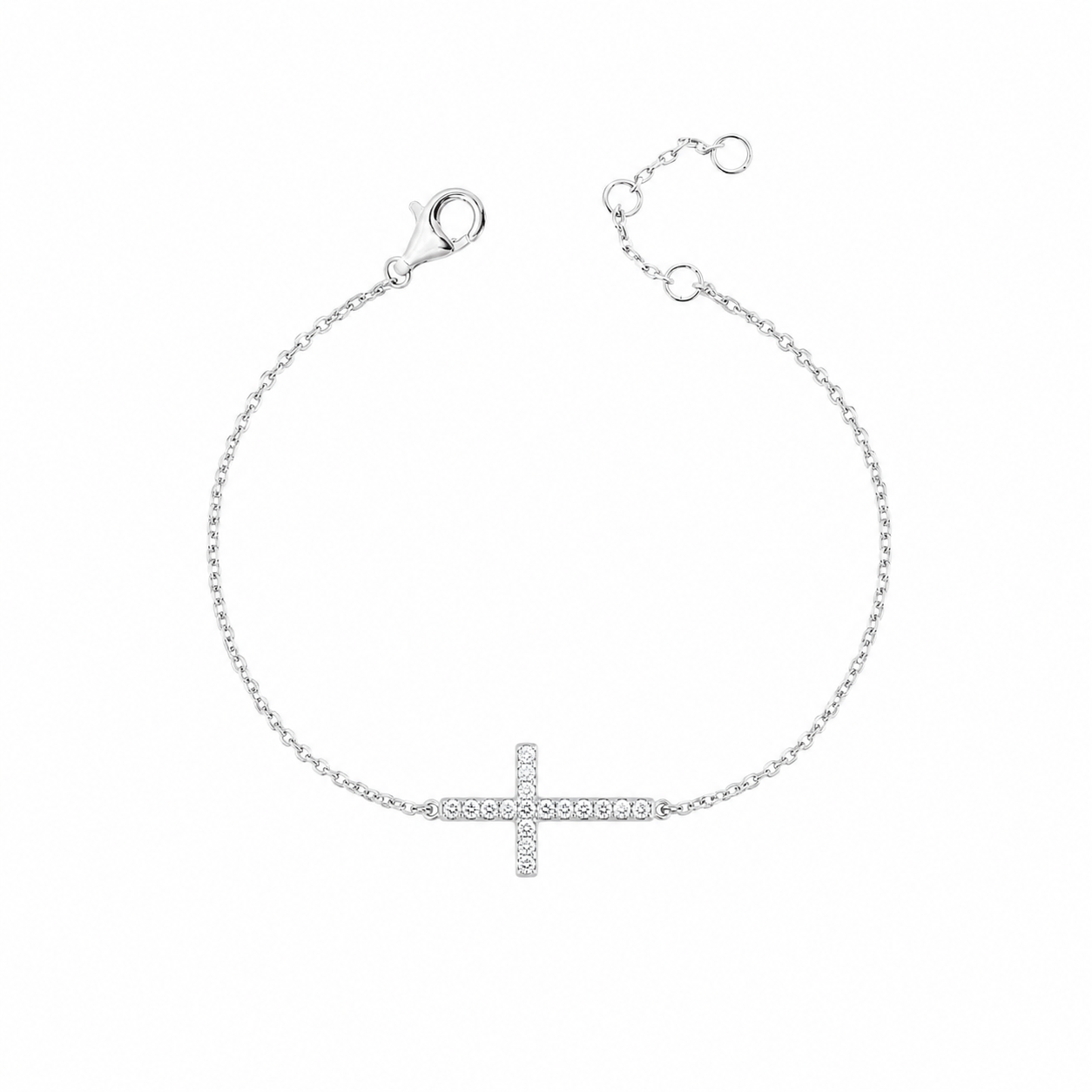 Pulseira Cruz Prata 925