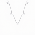 Colar Sparkle Moissanite Prata 925